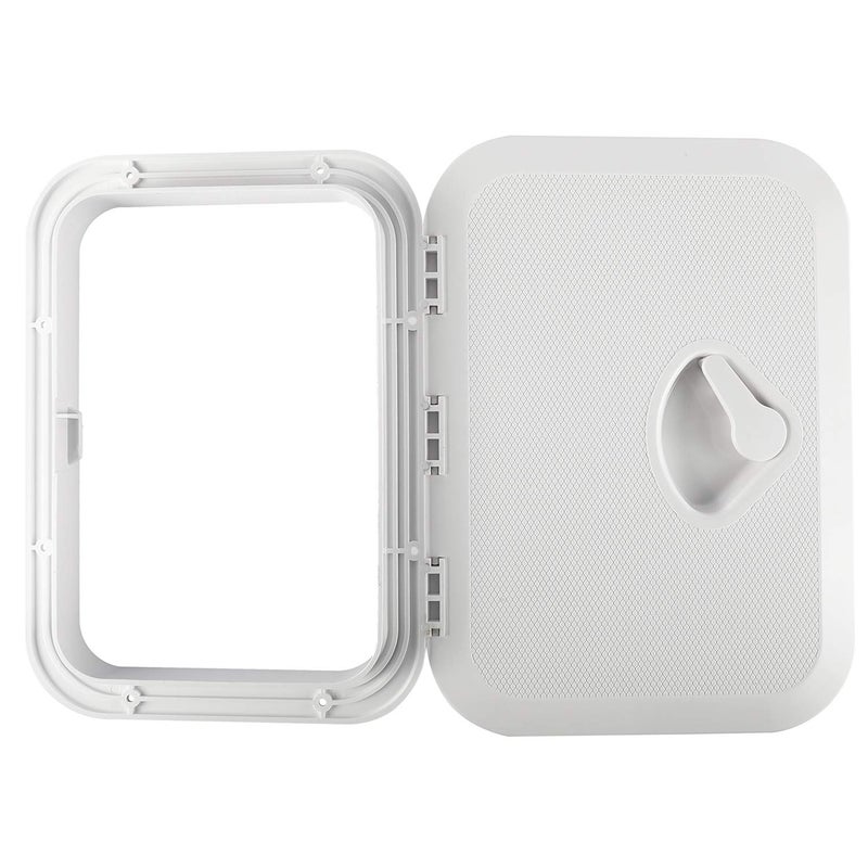 Yaegoo Marine Deck Access Hatch & Lid 10-5/8" X 14-3/4" (270mmx375mm) White Boat Deck Hatch - Image 5